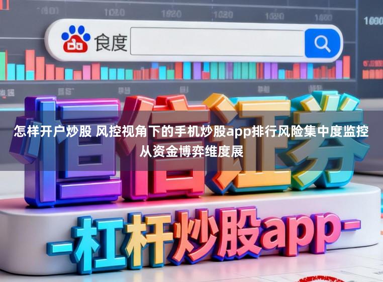 怎样开户炒股 风控视角下的手机炒股app排行风险集中度监控从资金博弈维度展