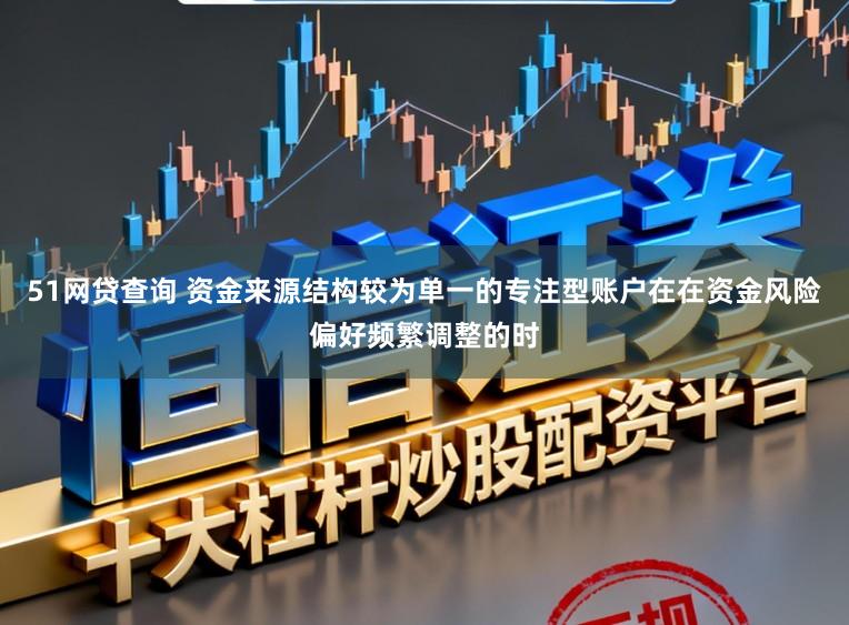 51网贷查询 资金来源结构较为单一的专注型账户在在资金风险偏好频繁调整的时